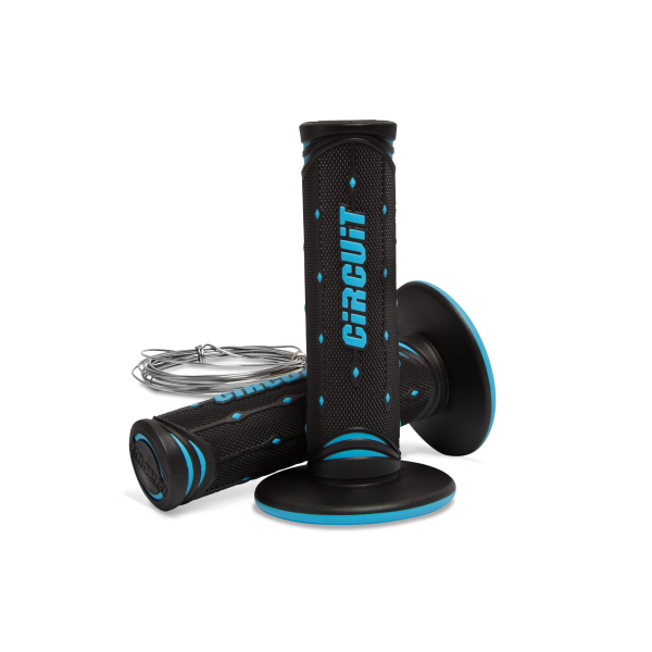 Circuit Equipment poignee  MOTO CROSS/ENDURO JUPITER BLEU LIGHT