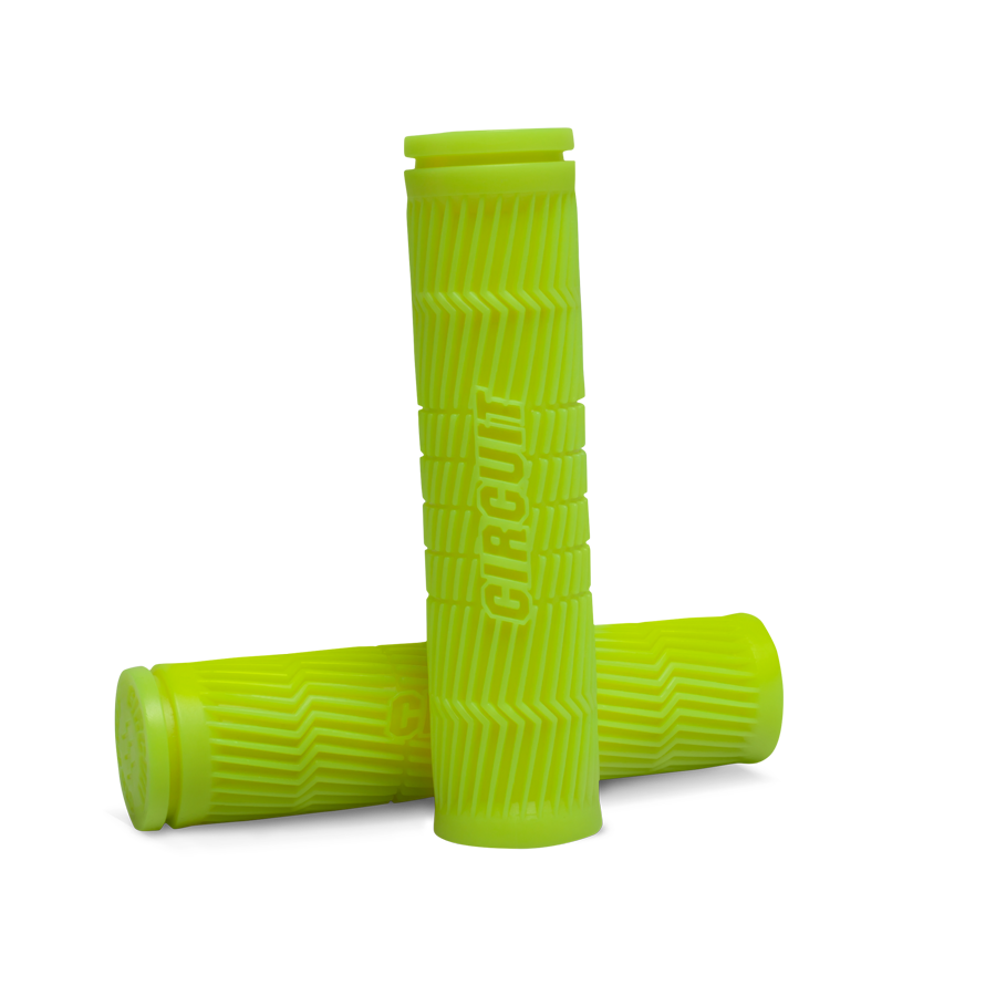 POIGNEE VELO CIRCUIT EQUIPMENT MODELE FLASH JAUNE FLUO 